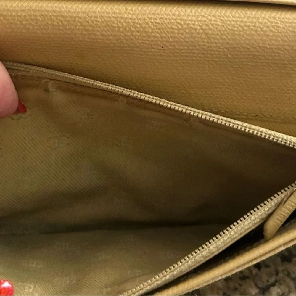 Vintage Chanel Gold Wallet